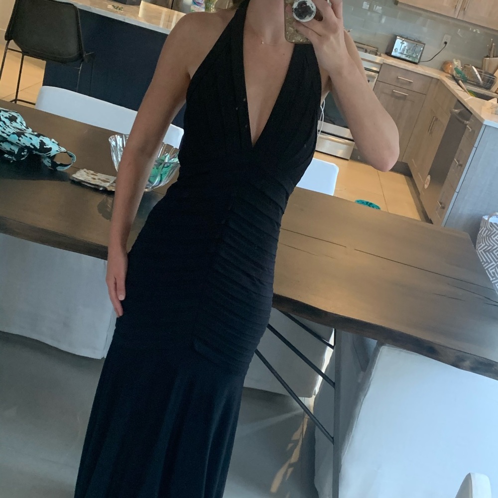 Tadashi black gown / dress.
